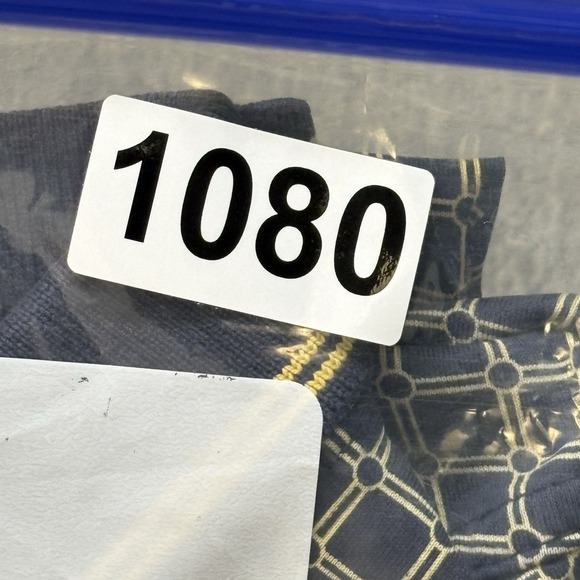 Vintage Nike Tiger Woods Polo Shirt Mens M Blue Plaid Slam Yin Yang Golf 90s Y2K - Picture 11 of 11